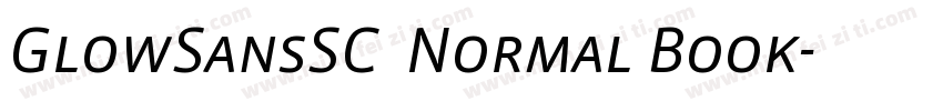 GlowSansSC  Normal Book字体转换